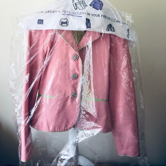 Molly B Blazer w/Rhinestone Buttons Dry Cleaned! 4 - Picture 3 of 8